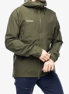 Kurtki narciarskie - Kurtka z membraną Mammut Crater IV HS Hooded Jacket - dark marsh - miniaturka - grafika 1