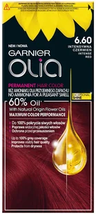 Garnier Olia farba do włosów 6.60 Intensywna Czerwień 66674-uniw - Farby do włosów i szampony koloryzujące - miniaturka - grafika 2