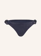 Stroje kąpielowe - Seafolly Dół Od Bikini Basic Poolside Z Błyszczącą Przędzą blau - miniaturka - grafika 1