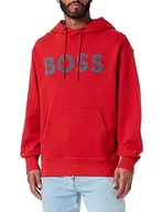 Bluzy męskie - BOSS WebasicHood męska bluza z kapturem, Bright Red624, XXL - miniaturka - grafika 1