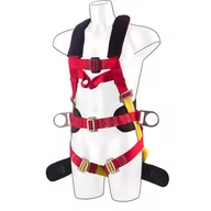 Akcesoria BHP - 3-punktowe szelki Comfort Plus Czerwony - miniaturka - grafika 1