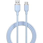 Kable USB - Kabel USB - USB Typ-C DEVIA Jelly 2.4A 1.2 m Niebieski - miniaturka - grafika 1