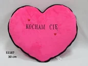 Maskotki i pluszaki - PLUSZAK SERCE 25CM SA ROZ Z NAPISEM Sun-Day - miniaturka - grafika 1