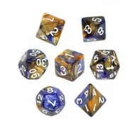 Akcesoria do gier planszowych - Rebel Komplet kości Rpg - Dwukolorowe - miniaturka - grafika 1