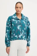 Bluzy damskie - The North Face bluza treningowa Mountain Athletics damska kolor turkusowy wzorzysta NF0A8E30DQD1 - miniaturka - grafika 1