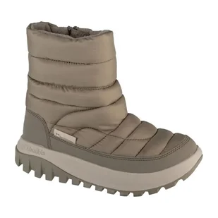 Buty śniegowce Columbia Snowtrot Mid 2075111395 szare zielone - Śniegowce damskie - miniaturka - grafika 1