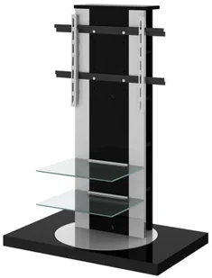 Nowoczesna szafka RTV czarny połysk W2-D88 - Szafki RTV - miniaturka - grafika 1