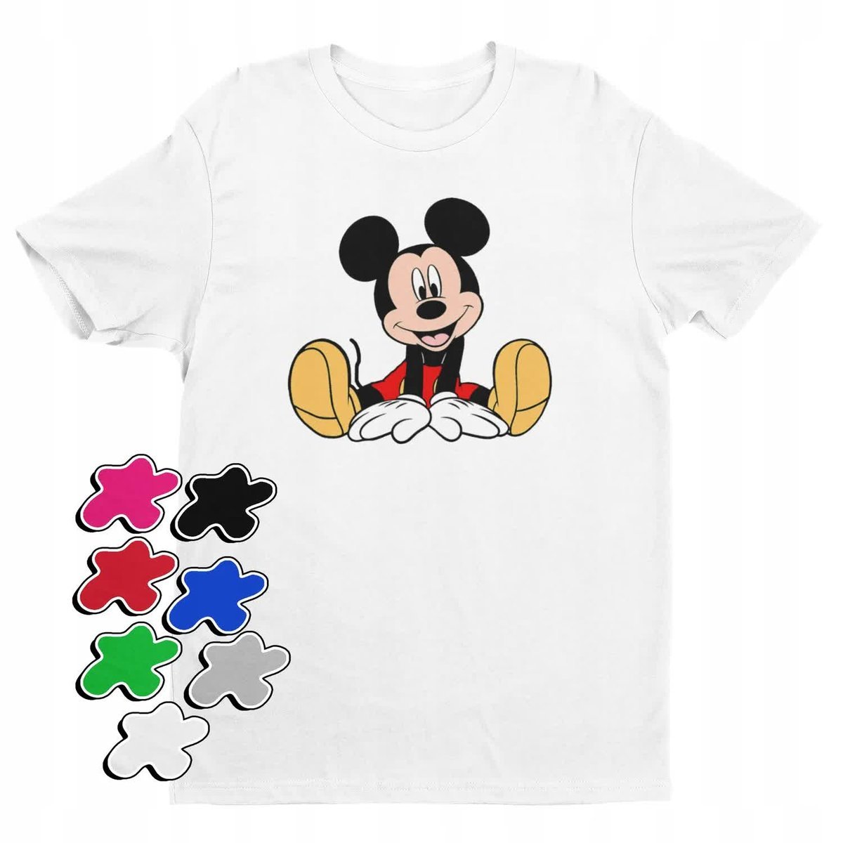 Koszulka T-Shirt Dziecięca Z Nadrukiem Myszka Miki Minnie Różne -M 134-140