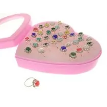 Pierścionki 549234 cena za 1serce Adar - Zabawy w naśladowanie dorosłych - miniaturka - grafika 1