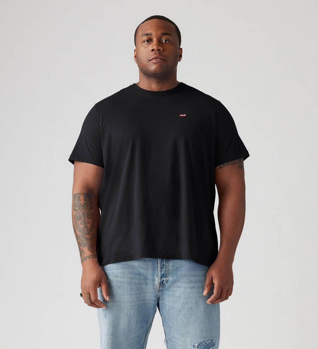 t-shirt uomo levis 17385 0002 - big original hm tee black