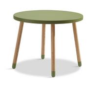 Stoliki dla dzieci - Zielony stolik Flexa Dots, ø 60 cm - miniaturka - grafika 1