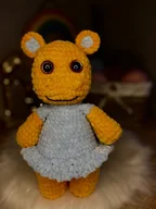 Maskotki i pluszaki - Maskotka na szydełku, Hipcio na szydełku - miniaturka - grafika 1