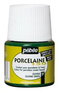 Farba Pebeo Porcelaine 150 - 27 Olivine Green - Farby i media malarskie - miniaturka - grafika 1