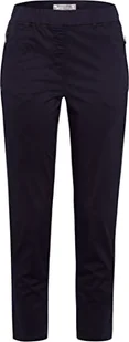 Raphaela by Brax Damskie spodnie Lavina Zip 6/8 Super lekkie bawełniane spodnie, granatowe, 38K, granatowy - Spodnie damskie - miniaturka - grafika 1