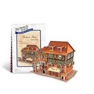 Puzzle - Cubicfun PUZZLE 3D Domki świata Francja Fashion Shop 492003 - miniaturka - grafika 1