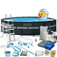 Baseny ogrodowe - Basen stelażowy do ogrodu Intex Ultra XTR Frame Pools 549 x 132 cm zestaw 20w1 - miniaturka - grafika 1