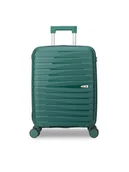 Nerki - Semi Line Walizka kabinowa T5910-2 Zielony - miniaturka - grafika 1