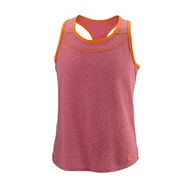 Koszulki i topy damskie - Wilson Tank Top, COMPETITION TANK II dziewczęcy top wielokolorowa Rot/Orange (Granita/Sunrise Orange) L - miniaturka - grafika 1