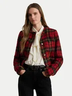 Marynarki i żakiety damskie - LAUREN RALPH LAUREN Marynarka 200P02014001 Czerwony Regular Fit - miniaturka - grafika 1