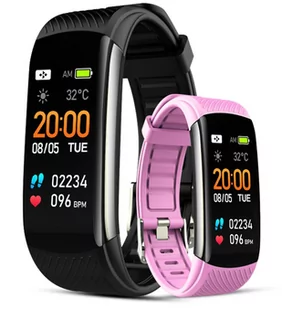 Giewont Fit&GO Duo GW200-4 - Black + Pasek Think Pink - Smartband - miniaturka - grafika 1