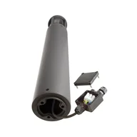 Lampy ogrodowe - Deko-Light Słupek oświetleniowy Facado II, wysokość 65 cm, szary/dymny, Ø 11 cm, IP65 - miniaturka - grafika 1