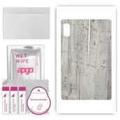 Akcesoria do tabletów i e-booków - folia naklejka skórka strukturalna na TYŁ do Lenovo Tab M9 WiFi - Beton Srebrne Paski - apgo SKINS - miniaturka - grafika 1