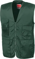 Kamizelki męskie - Result WORK-GUARD Kamizelka męska Bodywarmer Safari R045X Green Lichen Green S - miniaturka - grafika 1