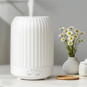 Nawilżacze powietrza - Dyfuzor olejków eterycznych ultradźwiękowy 250 ml z 7 kolorami i automatycznym wyłącznikiem czasowym do sypialni - miniaturka - grafika 1