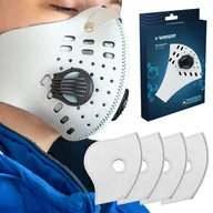 Maseczki antysmogowe - Wessper Maska Antysmogowa Do Biegania +5 Filtrów - miniaturka - grafika 1