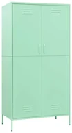 Szafy biurowe - Elior Duża stalowa szafa gospodarcza miętowy R9-Z42 - miniaturka - grafika 1