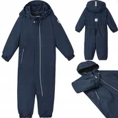 Kombinezony dla dzieci - Kombinezon zimowy Reima Puhuri 86 cm, granat - miniaturka - grafika 1
