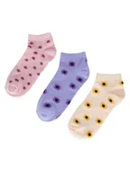 Skarpetki dla dzieci - JENNY Skarpety 7KB-001-SS25 (3-PACK) Beżowy - miniaturka - grafika 1