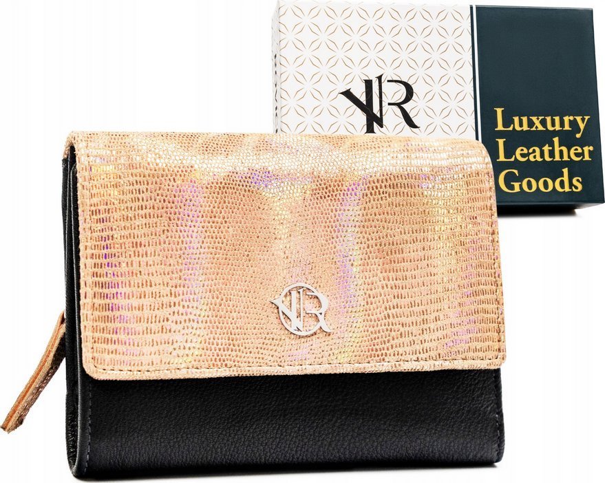 Rovicky Skórzana damska portmonetka elegancka od Rovicky NoSize