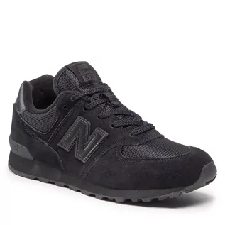 Buty dla chłopców - Sneakersy New Balance - GC574EVE Czarny - grafika 1
