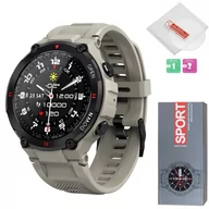 Smartwatch - Microwear K27 9414056496082 Szary - miniaturka - grafika 1