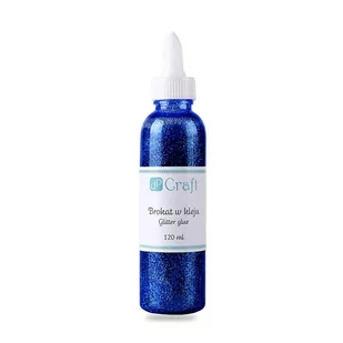 Craft Brokat w kleju 120 ml Dark Blue DP - Przybory szkolne - miniaturka - grafika 1