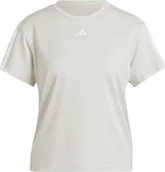Bluzki damskie - Koszulka damska adidas Aeroready Train Essentials 3-Stripes Tee beżowa HZ5681-M - miniaturka - grafika 1