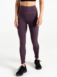 Dare 2b Legginsy sportowe "Power" w kolorze fioletowym - Spodnie sportowe damskie - miniaturka - grafika 1
