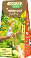 Herbata - LOVARE herbs IMBIROWY PORANEK 20 piramidek herbata imbirowa - miniaturka - grafika 1