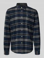 Koszule męskie - Koszula flanelowa o kroju slim fit z czystej bawełny model ‘BETSOM’ - miniaturka - grafika 1