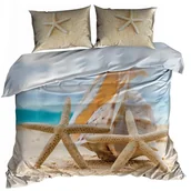 Pościel - Pościel 3D bawełna satyna 160x200cm MUSZLA NA PLAŻY - miniaturka - grafika 1