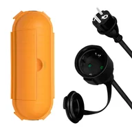 Przedłużacze i rozgałęźniki - Zestaw przedłużacza kabla zasilającego, skrzynka ochronna, 3 m, LogiLink - miniaturka - grafika 1