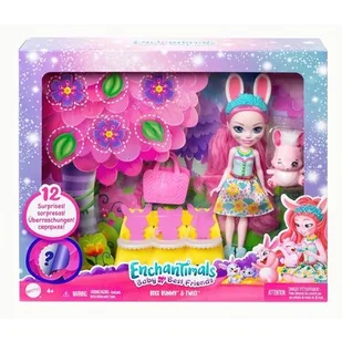 Lalka Enchantimals Baby Best Friends Bree Bunny HLK85 - Lalki dla dziewczynek - miniaturka - grafika 1