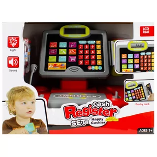 Kasa sklepowa z akcesoriami dla dzieci, zabawa w sklep 3+ Mega Creative Uniwersalny - Zabawy w naśladowanie dorosłych - miniaturka - grafika 1