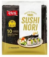 Kuchnie świata - Glony do sushi Yaki Nori GOLD 10 szt. - KC - miniaturka - grafika 1