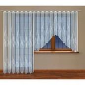 Firany - Firanka gotowa 250 x 200 cm biały - miniaturka - grafika 1