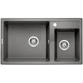 Zlewozmywaki - Deante ERIDAN ZQET20B antracyt ZQE T20B - miniaturka - grafika 1