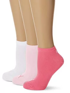 PUMA Unisex Sneaker Trainer Plain Socks skarpety (3 sztuki), różowy (pink lady), 38 EU - Skarpetki damskie - miniaturka - grafika 1