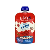 Desery dla dzieci - Ella's Kitchen BIO Bezmleczny pudding ryżowy z bananem i truskawkami, 80g - miniaturka - grafika 1