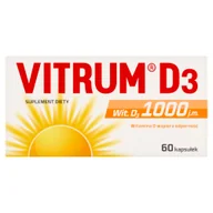 Witaminy i minerały - Vitrum D3, witamina D 1000 j.m., 60 kapsułek - miniaturka - grafika 1